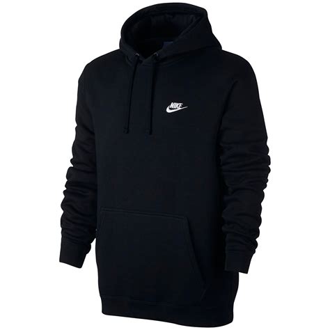 nike hoodie black men.